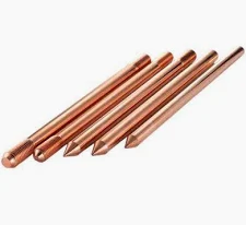 Cọc tiếp địa thép mạ đồng D16 2.4m – Giá tốt, chống sét hiệu quả